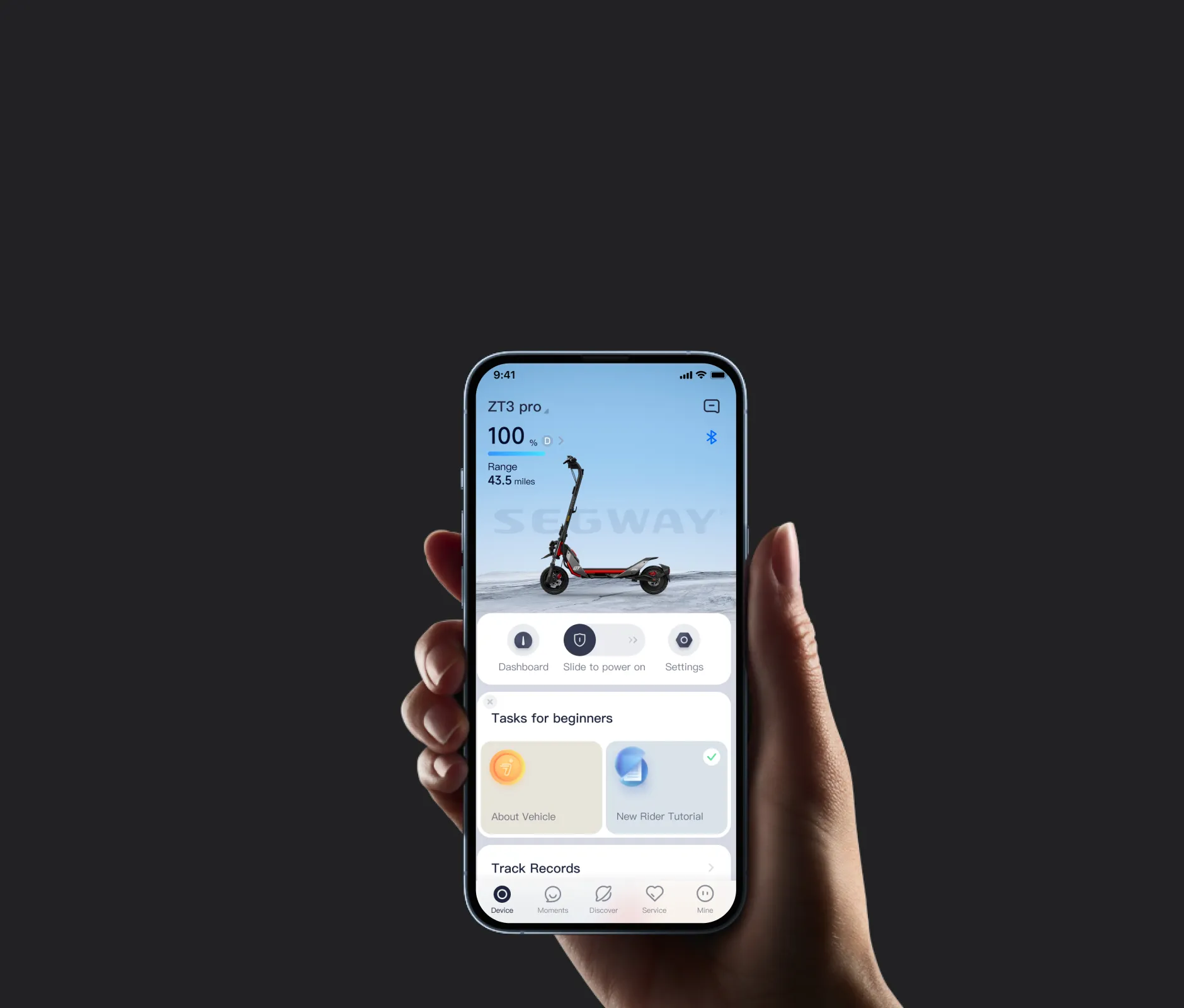 Companion app on a phone
